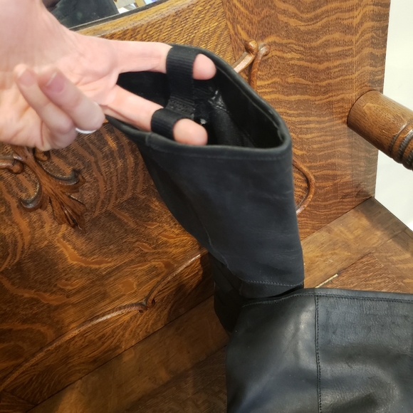 Steve Madden black leather boots - Picture 7 of 13